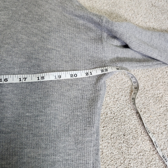 Lululemon Pure Balance Grey Sweater Lightweight Fine Knit Size S Soft Cozy - Picture 8 of 11